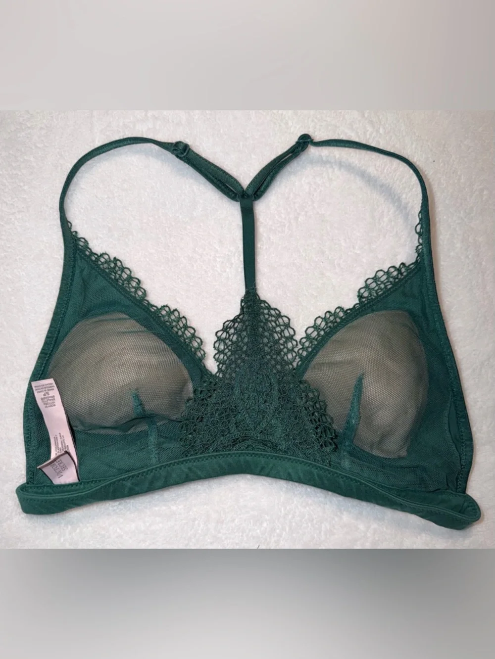 Victoria's Secret Body by Victoria Lace Bralette Set Front-Close Racerback Small